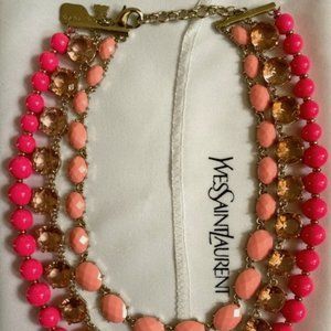 Vineyard Vines Tri-Strand MultiStone Necklace